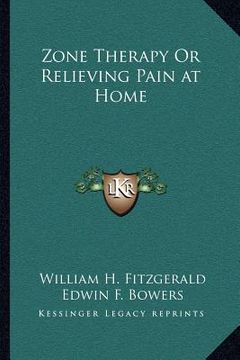 portada zone therapy or relieving pain at home (en Inglés)