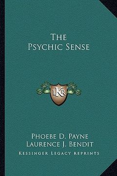 portada the psychic sense (en Inglés)