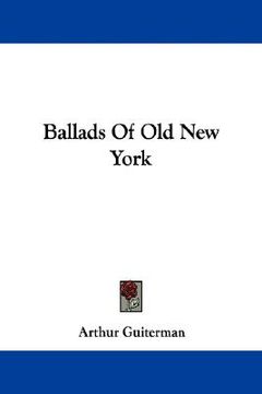 portada ballads of old new york (en Inglés)