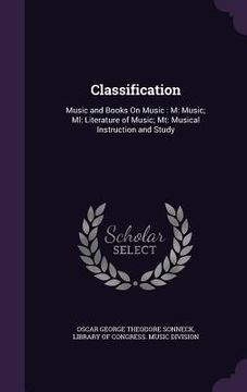 portada Classification: Music and Books On Music: M: Music; Ml: Literature of Music; Mt: Musical Instruction and Study