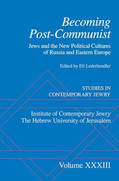 portada Becoming Post-Communist: Jews and the new Political Cultures of Russia and Eastern Europe (Studies in Contemporary Jewry) (en Inglés)