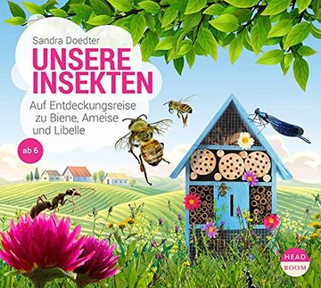 portada Unsere Insekten: Auf Entdeckungsreise zu Biene, Ameise und Libelle (Unsere Welt) (en Alemán)