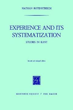portada experience and its systematization (en Inglés)