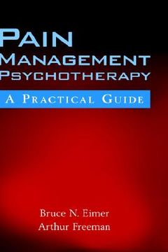 portada pain management psychotherapy: a practical guide (en Inglés)