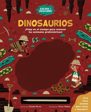portada Excava y Descubre: Dinosaurios