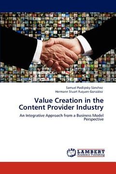 portada value creation in the content provider industry (en Inglés)