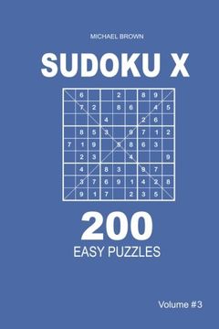portada Sudoku X - 200 Easy Puzzles 9x9 (Volume 3)