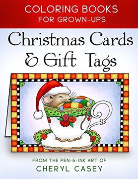 portada Christmas Cards & Gift Tags: Coloring Books for Grownups, Adults: Volume 3 (Wingfeather Coloring Books)