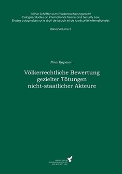 portada Volkerrechtliche Bewertung Gezielter Totungen Nicht-Staatlicher Akteure (German Edition)