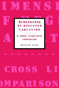 portada Dimensions of Register Variation: A Cross-Linguistic Comparison (en Inglés)