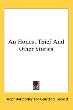 portada an honest thief and other stories (en Inglés)