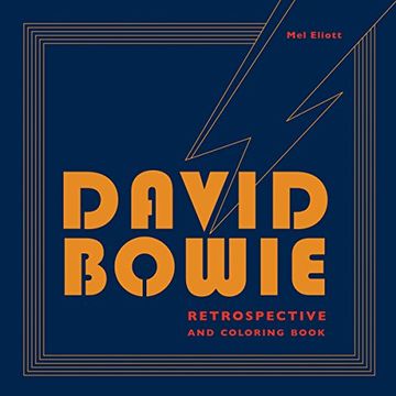 portada David Bowie Retrospective and Coloring Book (en Inglés)
