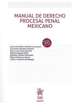 portada Manual de Derecho Procesal Penal Mexicano