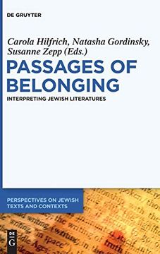 portada Passages of Belonging (Perspectives on Jewish Texts and Contexts) (en Inglés)
