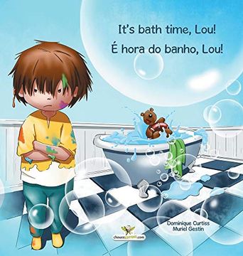 portada It's Bath Time, Lou! - é Hora do Banho, Lou! (en Inglés)