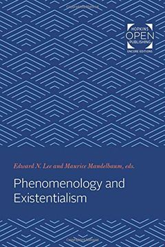 portada Phenomenology and Existentialism (in English)