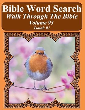 portada Bible Word Search Walk Through The Bible Volume 93: Isaiah #1 Extra Large Print (en Inglés)