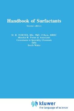 portada handbook of surfactants (en Inglés)
