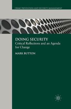 portada Doing Security: Critical Reflections and an Agenda for Change (en Inglés)