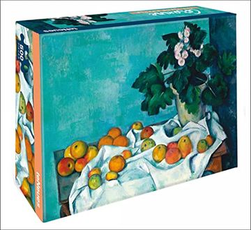 portada Still Life With Apples by Cezanne 500-Piece Puzzle: 500-Piece Puzzle in a Compact 2-Piece box (in English)