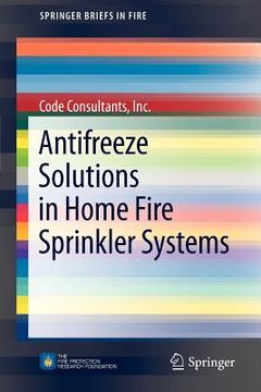 portada antifreeze solutions in home fire sprinkler systems (en Inglés)