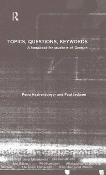 portada Topics, Questions, Key Words: A Handbook for Students of German