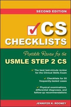 portada Cs Checklists: Portable Review for the Usmle Step 2 cs, Second Edition (in English)