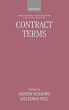 portada Contract Terms (en Inglés)
