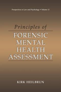 portada Principles of Forensic Mental Health Assessment (en Inglés)
