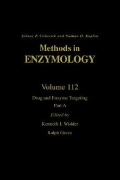 portada drug and enzyme targeting, part a: volume 112: drug and enzyme targeting (en Inglés)