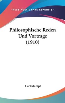 portada Philosophische Reden Und Vortrage (1910) (en Alemán)