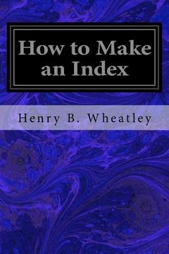 portada How to Make an Index (in English)
