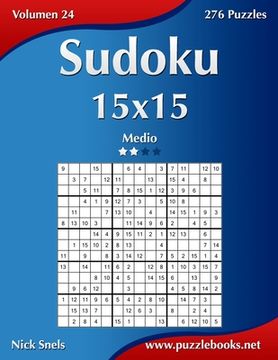 portada Sudoku 15x15 - Medio - Volumen 24 - 276 Puzzles