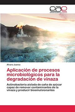 portada Aplicación de Procesos Microbiológicos Para la Degradación de Vinaza: Actinobacteria Aislada de Caña de Azúcar Capaz de Remover Contaminantes de la Vinaza y Producir Bioemulsionantes