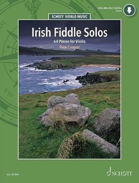 portada Irish Fiddle Solos: 64 Solos Pour le Violon Traditionnel Irlandais. Violin. (en Alemán)