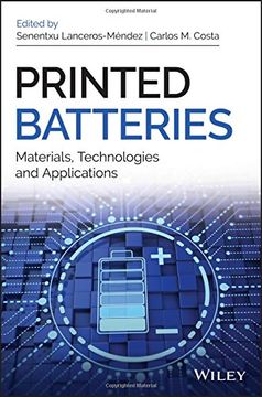 portada Printed Batteries: Materials, Technologies and Applications (en Inglés)