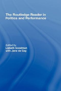 portada routledge reader in politics and performance (in English)