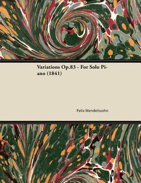 portada variations op.83 - for solo piano (1841) (en Inglés)