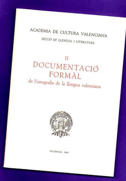 portada Documentacio Formal de l Ortografia de ll. Valec. (Val. )