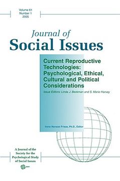 portada journal of social issues, 2nd edition, current reproductive technologies: psychological, ethical, cultural and political considerations