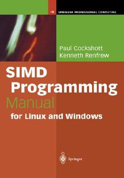 portada simd programming manual for linux and windows (en Inglés)