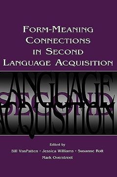 portada form-meaning connections in second language acquisition