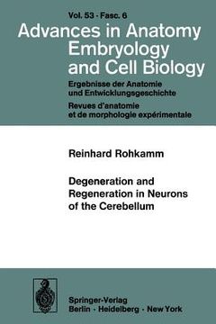 portada degeneration and regeneration in neurons of the cerebellum