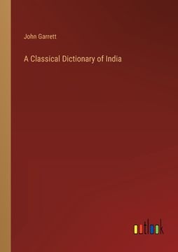 portada A Classical Dictionary of India (in English)