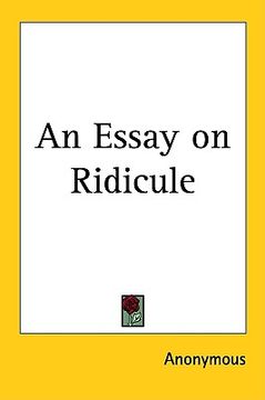 portada an essay on ridicule (in English)