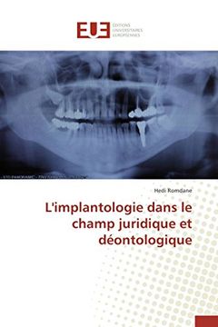 portada L'implantologie Dans le Champ Juridique et Déontologique (en Francés)