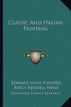 portada classic and italian painting (en Inglés)