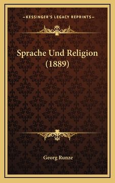 portada Sprache Und Religion (1889) (en Alemán)