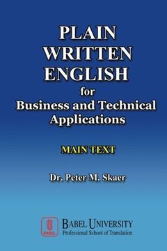 portada Plain Written English for Business and Technical Applications Main Text (en Inglés)