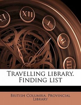 portada travelling library. finding list volume 29-33 (en Inglés)
